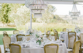 tenso crystal marquee wooden floor tuscany
